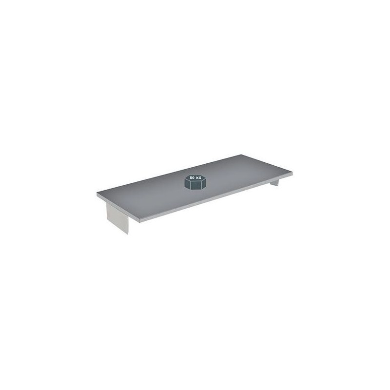Etagère l 900 x P 500 mm fixation sur profil aluminium Etagère l 900 x P 500 mm fixation sur profil aluminium