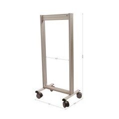 LEANPOST 600A nue – Structure mobile L 757 x P 560 x H 1600 mm