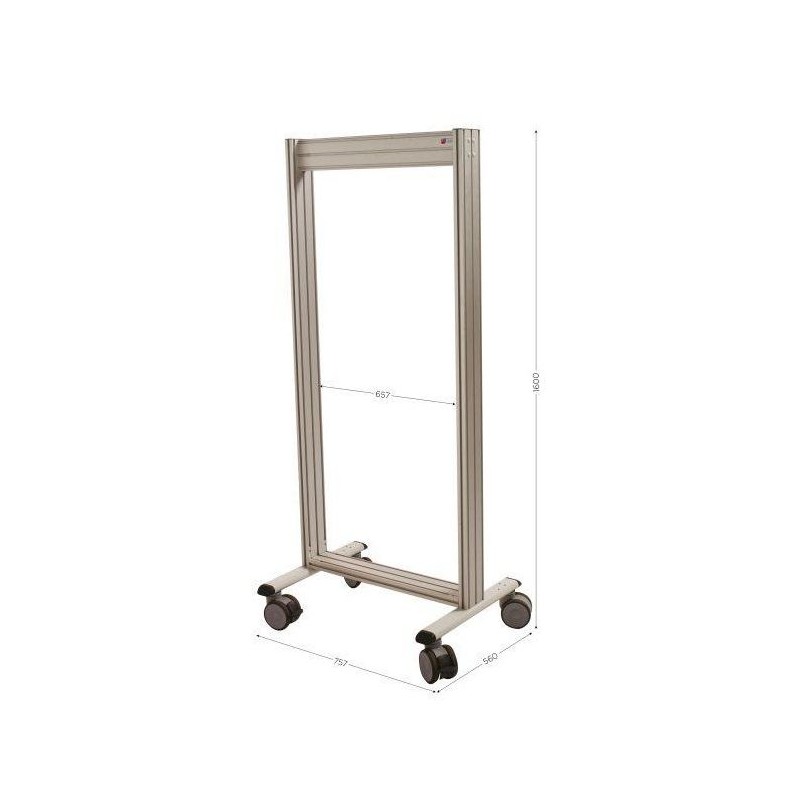 LEANPOST 600A nue l 757 x P 560 x H 1600 mm sur roulettes LEANPOST 600A nue l 757 x P 560 x H 1600 mm sur roulettes