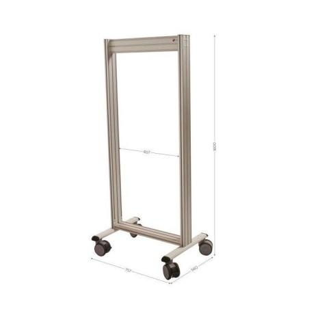 LEANPOST 600A nue – Structure mobile L 757 x P 560 x H 1600 mm