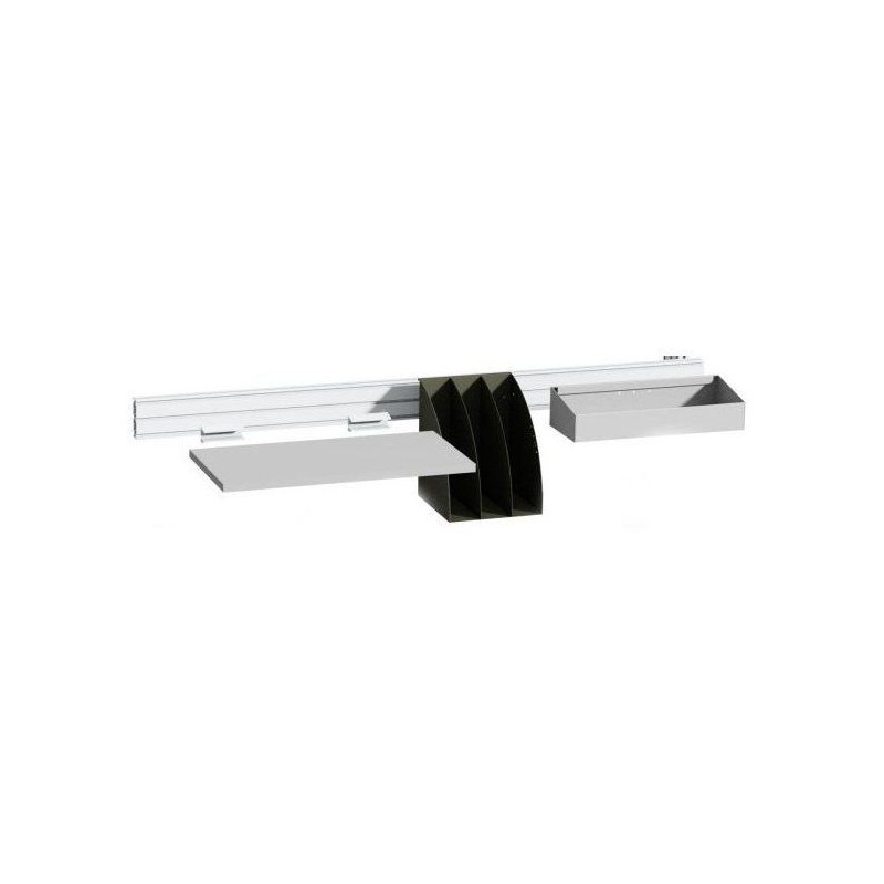 Rail multifonction en aluminium l 647 mm
