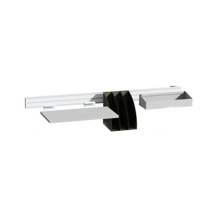 Rail multifonction en aluminium l 647 mm Rail multifonction en aluminium l 647 mm