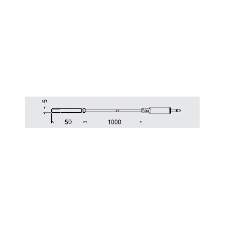 GTF2000 – Sonde d’applique Pt1000 pour conduites et air