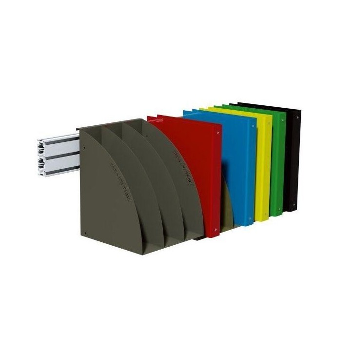 Rail multifonction aluminium L 992 mm