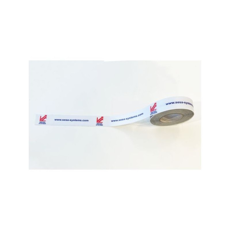 140094 - Ruban de signalisation adhésif au sol personnalisable L 15 m x l 50 mm Ep. 0.93 mm