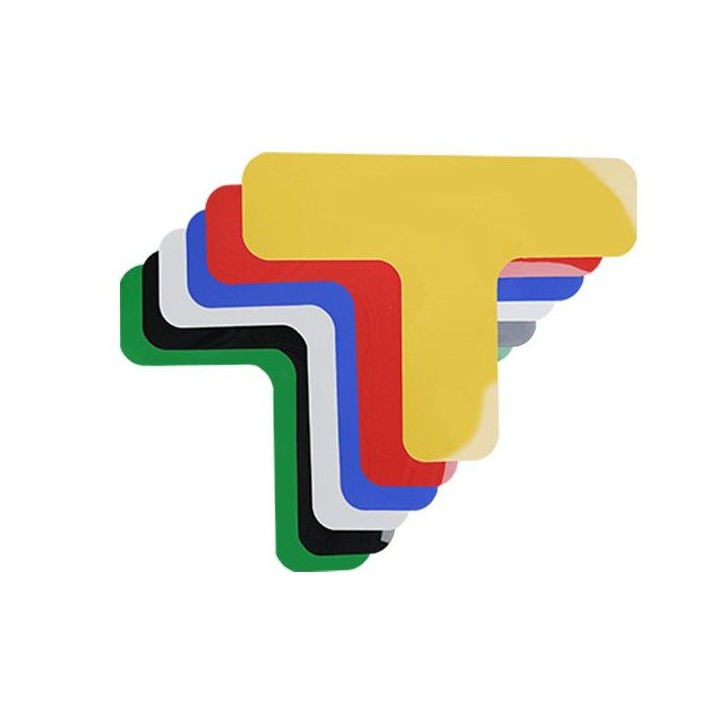 Tés adhésifs pour marquage au sol