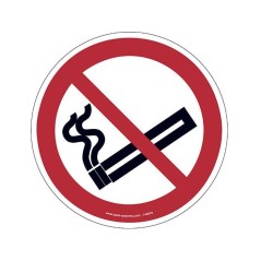 Pictogramme Interdiction de fumer P002 – Signalisation sécurité