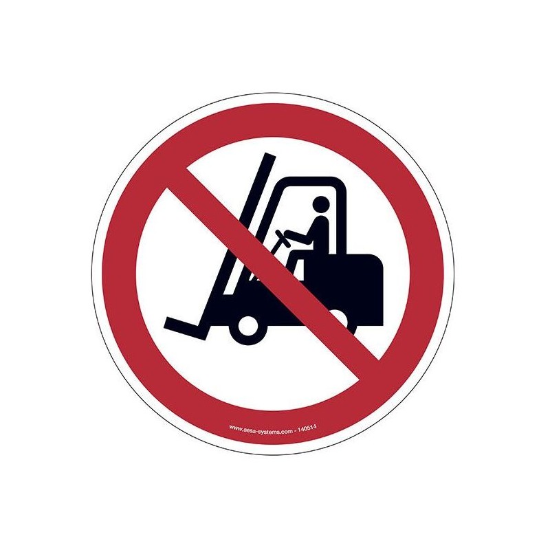 140214 - Pictogrammes Chariot interdit P006