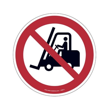 Pictogramme Chariot interdit P006 – Signalisation sécurité