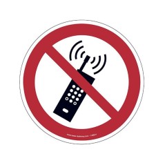 Pictogramme Téléphone interdit P013 – Signalisation sécurité