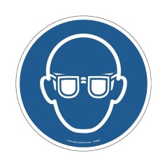 Pictogramme Lunettes M004 – Port des lunettes obligatoire