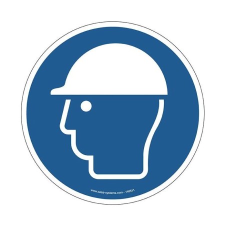 Pictogramme Casque de protection M014 – Port du casque obligatoire