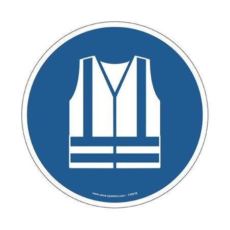 Pictogramme Gilet de sécurité M015 – Port du gilet obligatoire