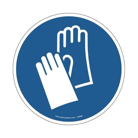Pictogramme Gants M009 – Port des gants de protection obligatoire