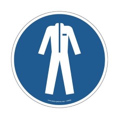 Pictogramme Vêtement de protection M010 – Port obligatoire en zone à risques