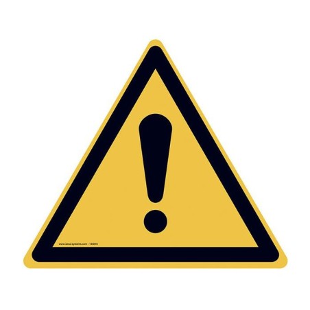 Pictogramme Attention danger W001 – Signalisation de sécurité