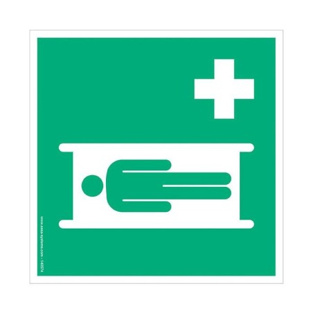 Pictogramme Civière E013 – Signalisation de sécurité