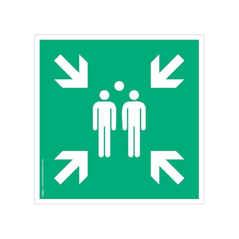 Pictogrammes Point de rassemblement E007