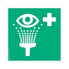 Pictogramme Rinçage des yeux E011 – Signalisation de sécurité
