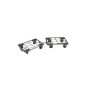 690200-Chariot tractable sur roulettes pour bacs 600 x 400 mm