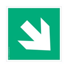Pictogramme Flèche angle E006 – Signalisation directionnelle
