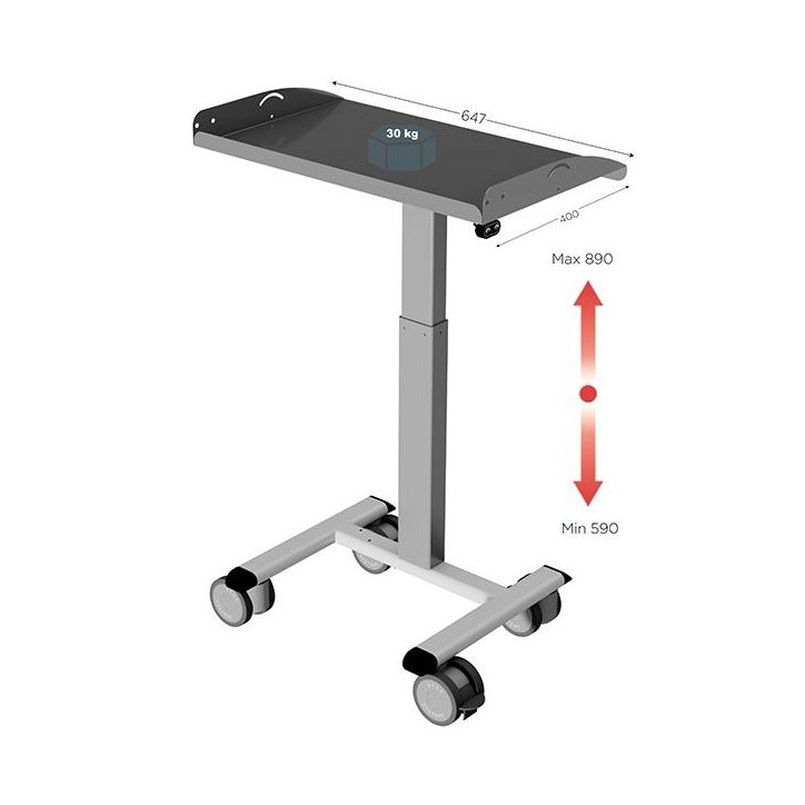 LEANPOST 200 ERGO l 647 x P 400 x H 590 - 890 mm LEANPOST 200 ERGO l 647 x P 400 x H 590 - 890 mm