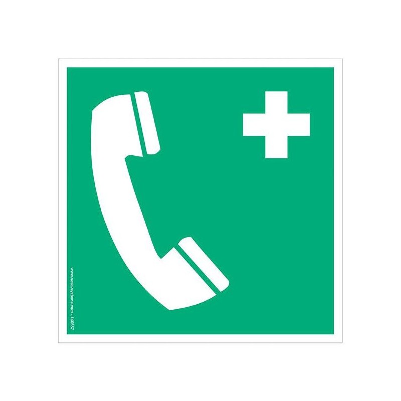 Pictogrammes Téléphone d'urgence E004