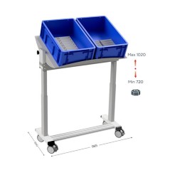 645301-LEANPOST 300 ERGO l 985 x P 600 x H 720 - 1020 mm