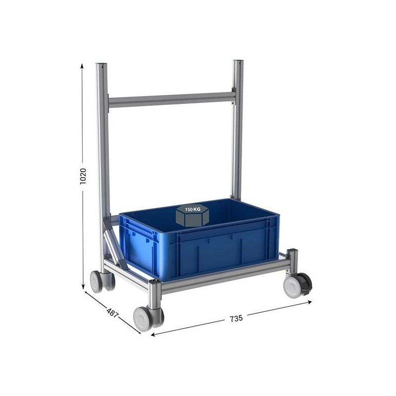 LEANDYNAMIC 200A l 735 x P 487 x H 1020 mm 1 niveau LEANDYNAMIC 200A l 735 x P 487 x H 1020 mm 1 niveau