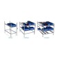 690316-LEANDYNAMIC 500 FIFO l 1301 x P 1965 x H 1301 mm 3 niveaux (Charge admissible 450 kg)
