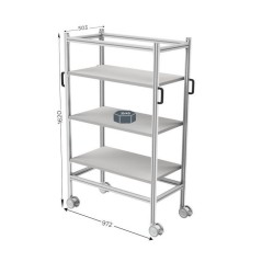 LEANDYNAMIC 1000 – l 972 x P 503 x H 1620 mm – Version 3 niveaux