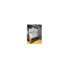 120730 : MOD'SELF l 1070 mm email 800° avec etagère et coffrets classeurs