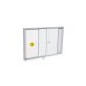 MOD'INFO COULISSANT mural l 1909 x P 140 x H 1274 mm équipé de trois panneaux coulissants MOD'INFO COULISSANT mural l 1909 x P 140 x H 1274 mm équipé de trois panneaux coulissants