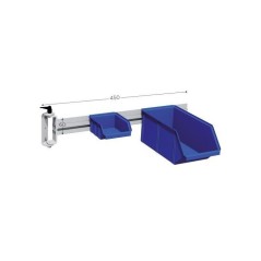 Support bacs latéral à 3 niveaux articulés
