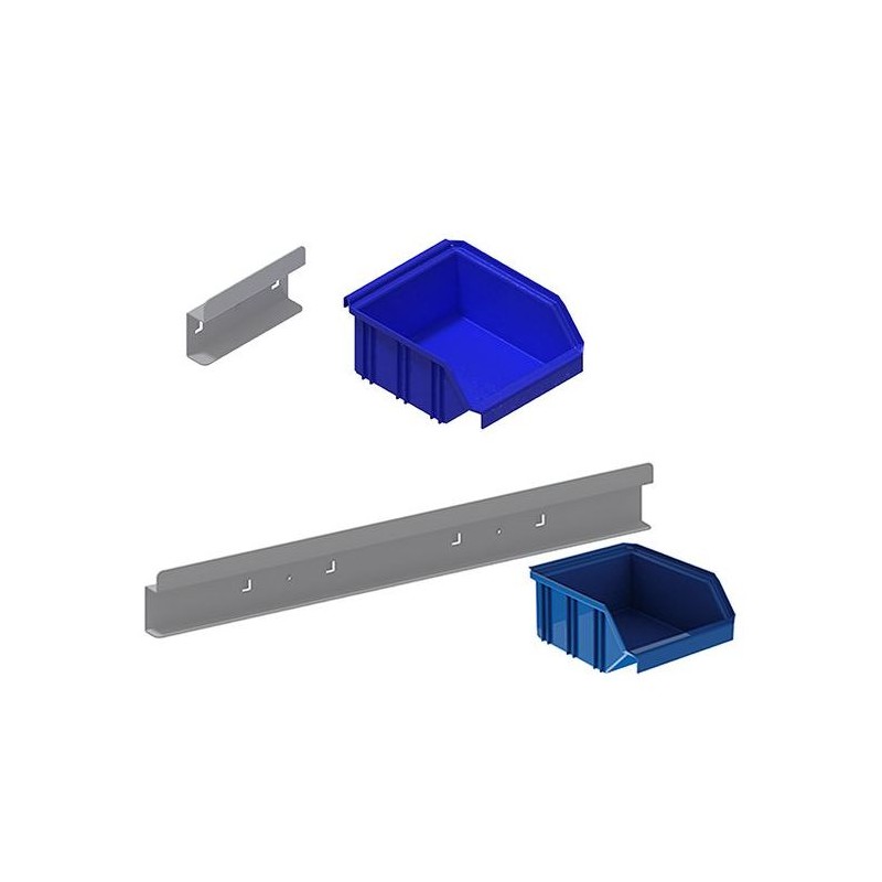 Rail pour bac plastique L 100 mm