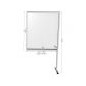 Mod'info vitrine sur pieds extension l 1056 x H 2000 mm avec portes en pmma et fond tôle blanche vernie