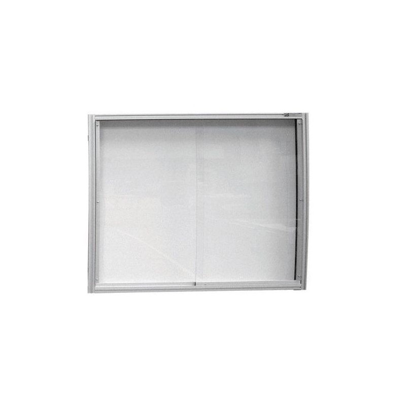 Mod'info vitrine mural l 1056 x H 1274 mm avec portes en pmma et fond tôle blanche vernie Mod'info vitrine mural l 1056 x H 1274 mm avec portes en pmma et fond tôle blanche vernie