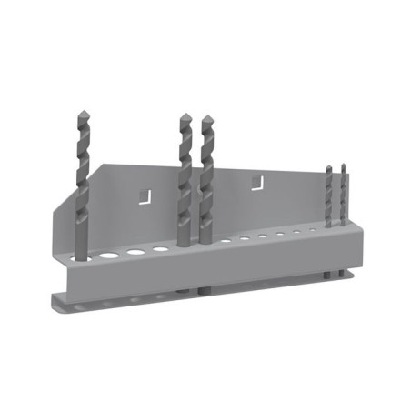 Support pour forets 14 cases – Organisation d’outils sur fond perforé