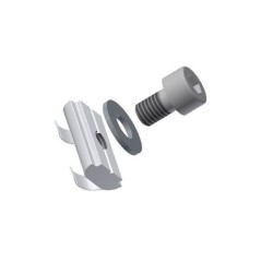 118419 -  vis/lardon M5 avec languette ressort pour fixations sur profil aluminium