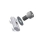 Vis/lardon M5 avec languette ressort pour fixations sur profil aluminium