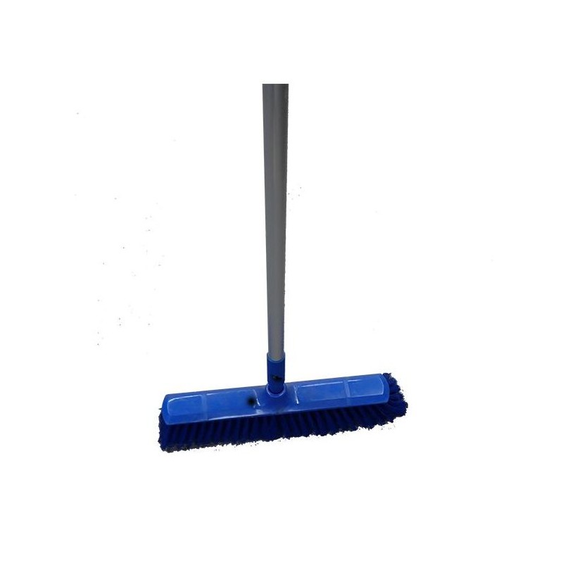 Balai polyester avec manche aluminium norme HACCP