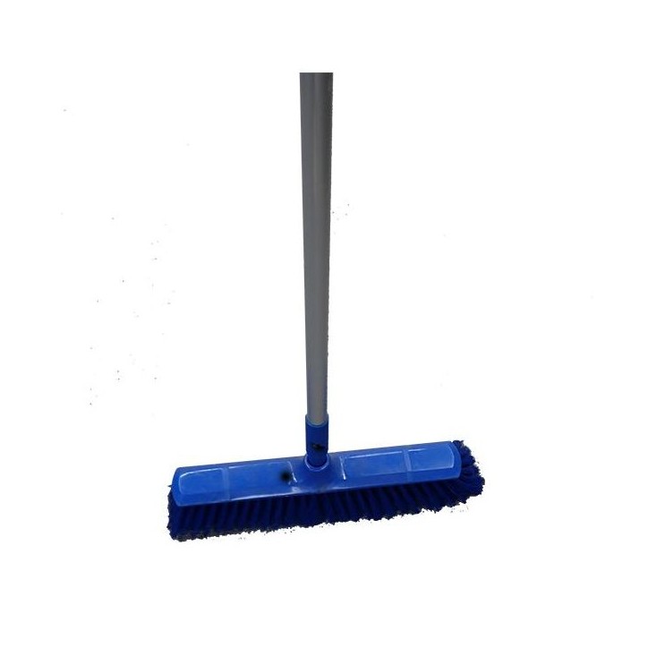 Balai polyester avec manche aluminium norme HACCP Balai polyester avec manche aluminium norme HACCP