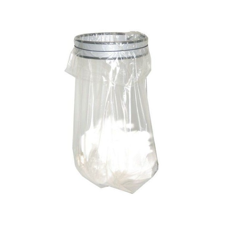 Lot de 200 sacs transparents capacité 110 litres