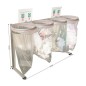 645240 - ECOPOST B 4 poubelles sans couvercle