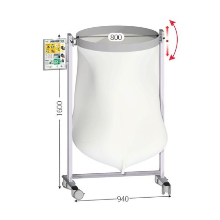 ECOPOST XL – Sac poubelle grande capacité 500 L pour tri et collecte