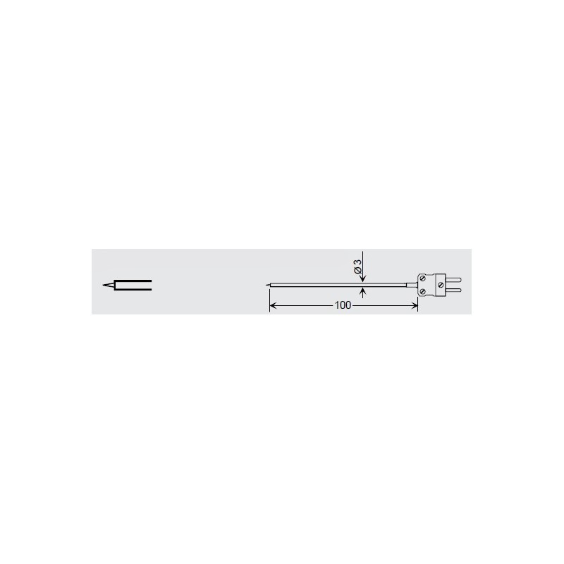 Sonde GTO130OK – Sonde d’air et de gaz, rechange sans câble