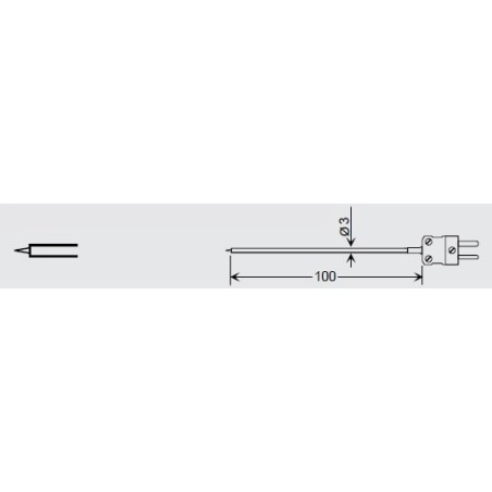 Sonde GTO130OK – Sonde d’air et de gaz, rechange sans câble