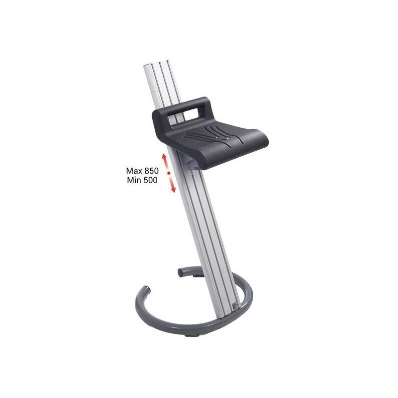 571114 - ASSIS-DEBOUT D'ATELIER BASIC 350 mm en polyurethane noir 571114 - ASSIS-DEBOUT D'ATELIER BASIC 350 mm en polyurethane noir