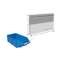 Supports carte kanban adhésifs – Lot de 10 unités pour gestion visuelle
