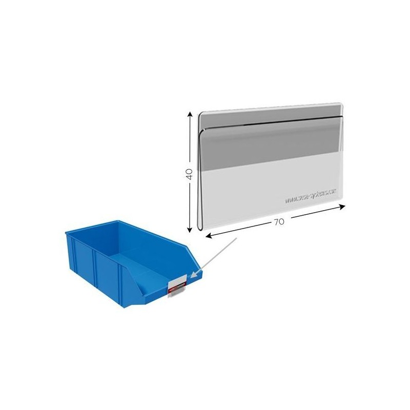 Lot de 10 supports CARTE KANBAN adhésif Lot de 10 supports CARTE KANBAN adhésif